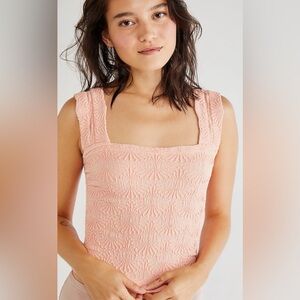Free People Love Letter cami M/L peach